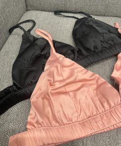 Alternative view of bralette in raso