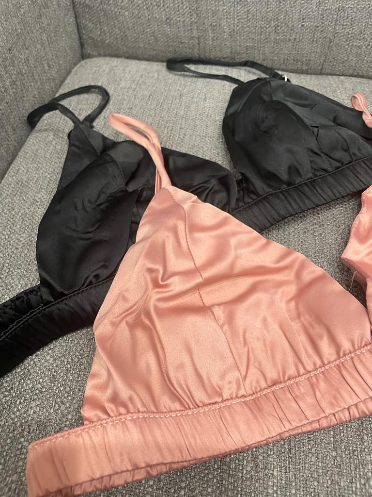 bralette in raso - immagine 2