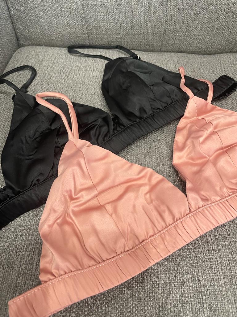 bralette in raso - immagine 3