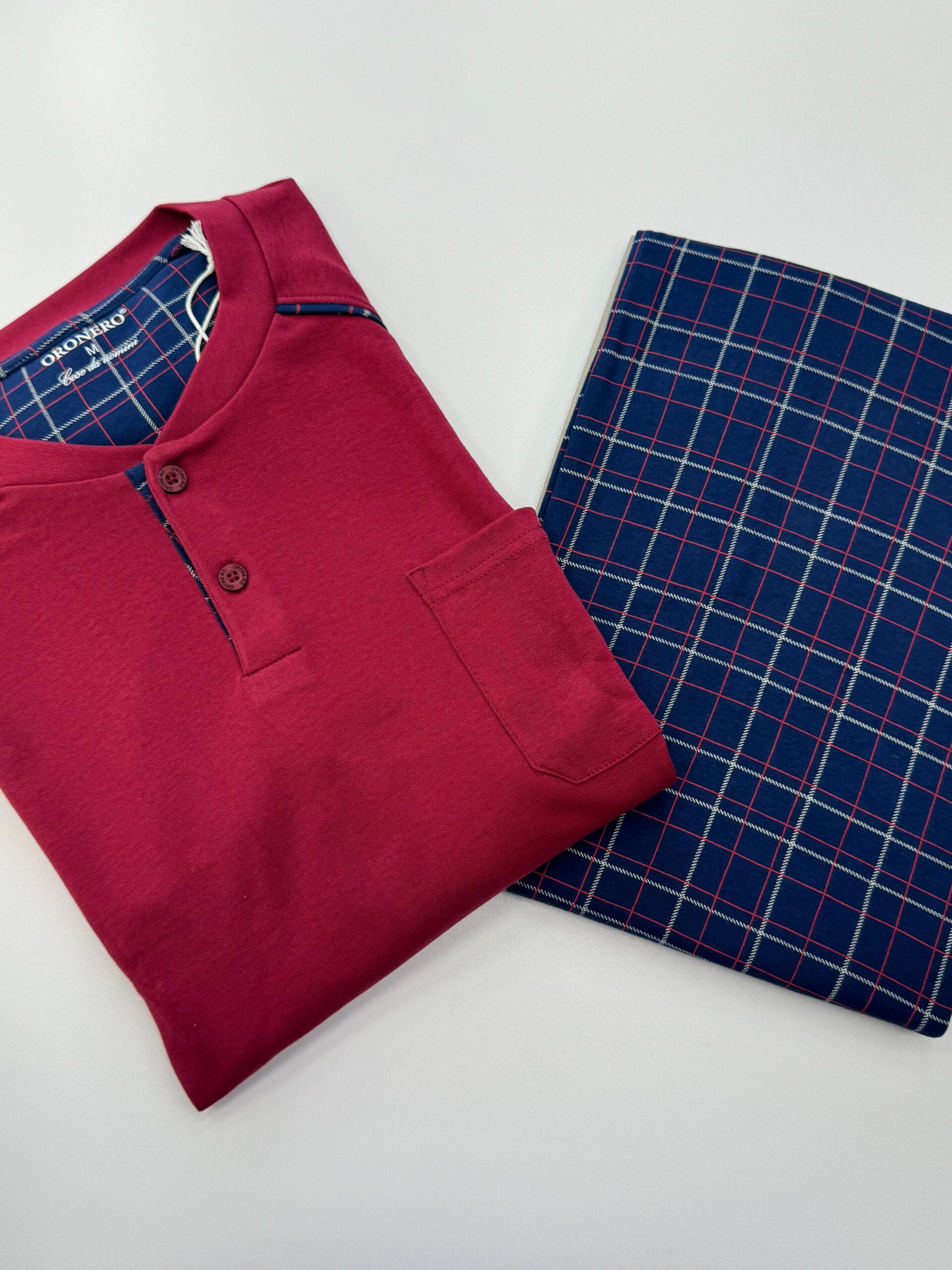 Pigiama uomo OU1068 BORDEUX