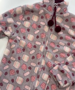 Vestaglia Bimba "MUFFIN" malva