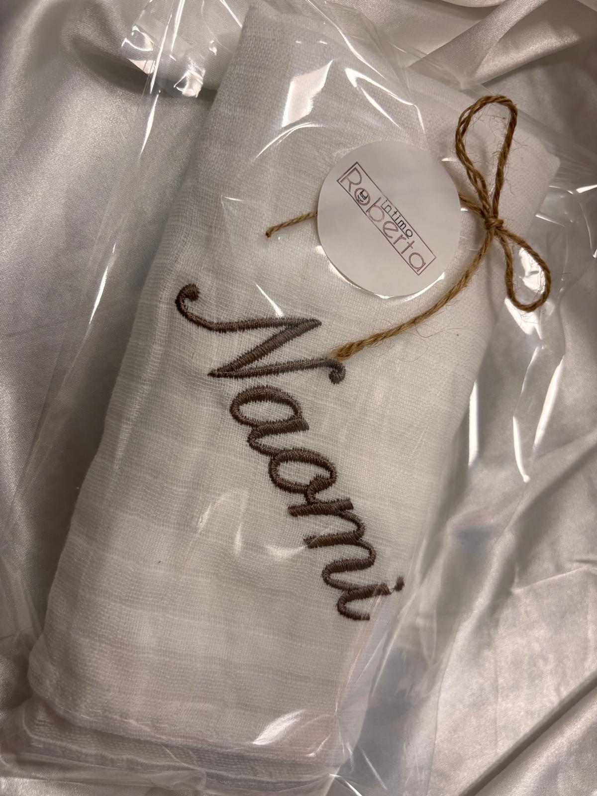 mussola Neonato Personalizzato