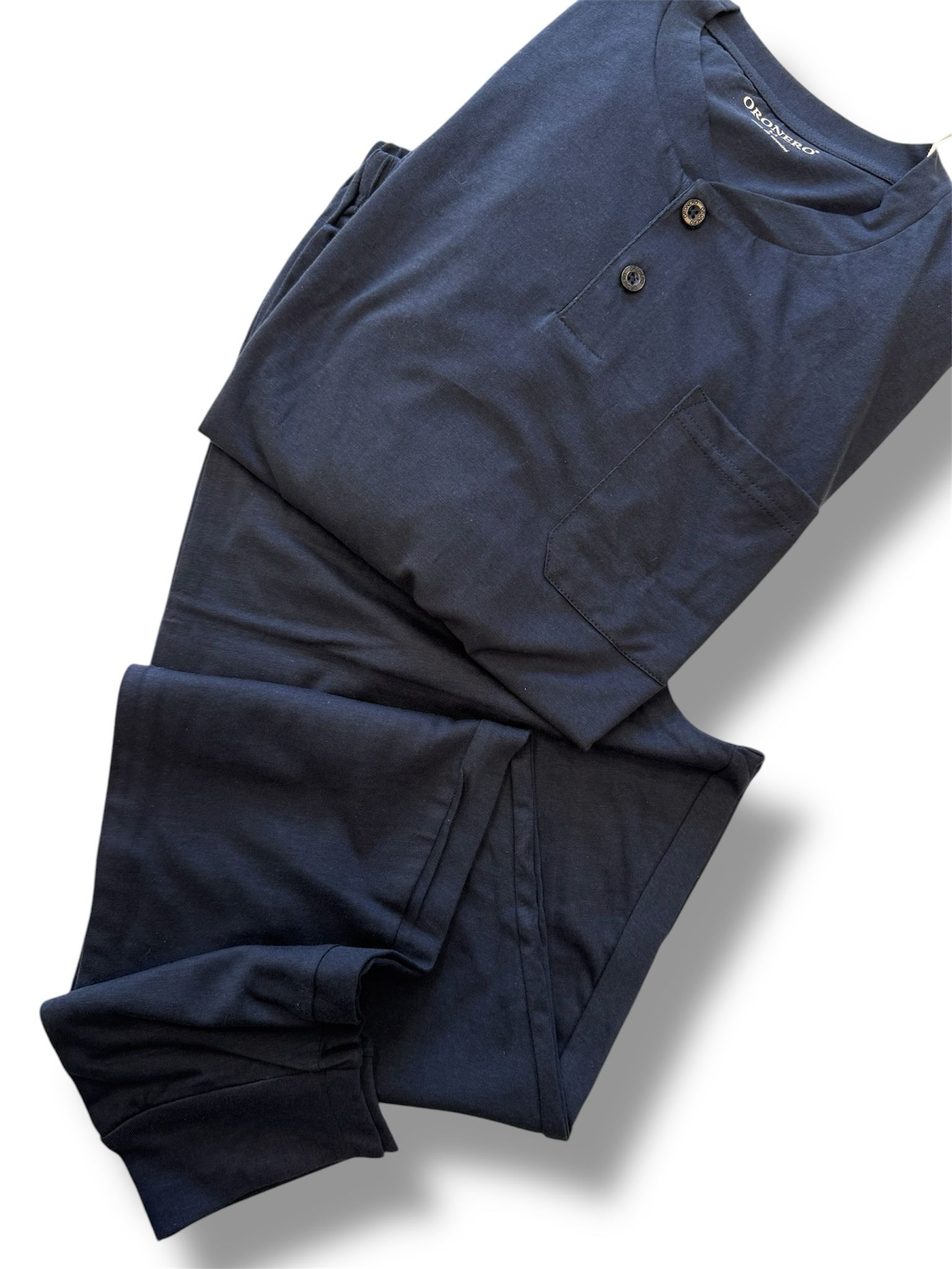 Pigiama uomo OU1077 "blue navy" - immagine 3