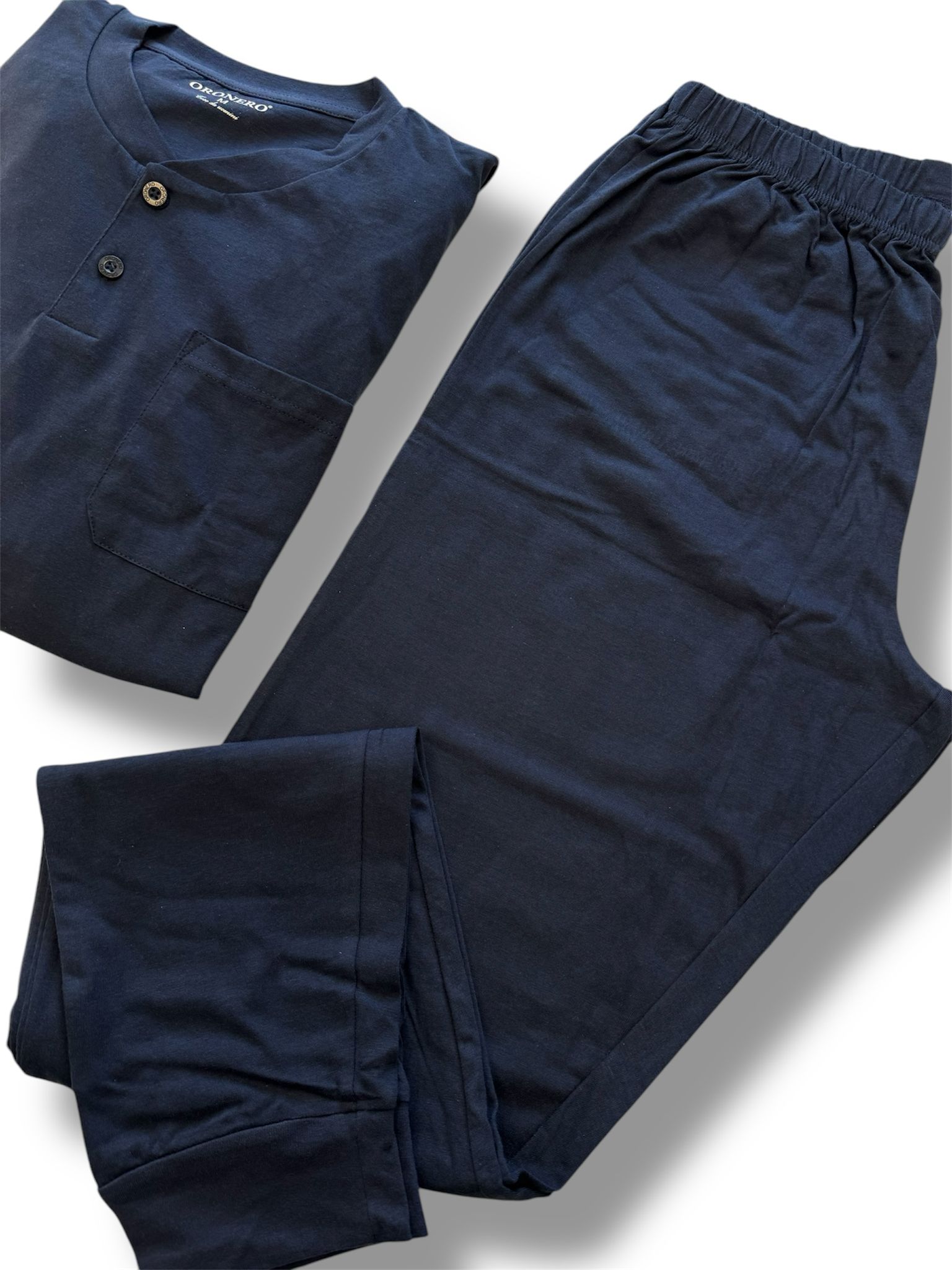 Pigiama uomo OU1077 "blue navy" - immagine 2