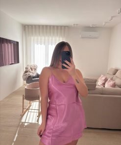 Sottoveste raso Fucsia!