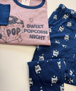 Alternative view of Pigiama Donna POP CORN "porpora"