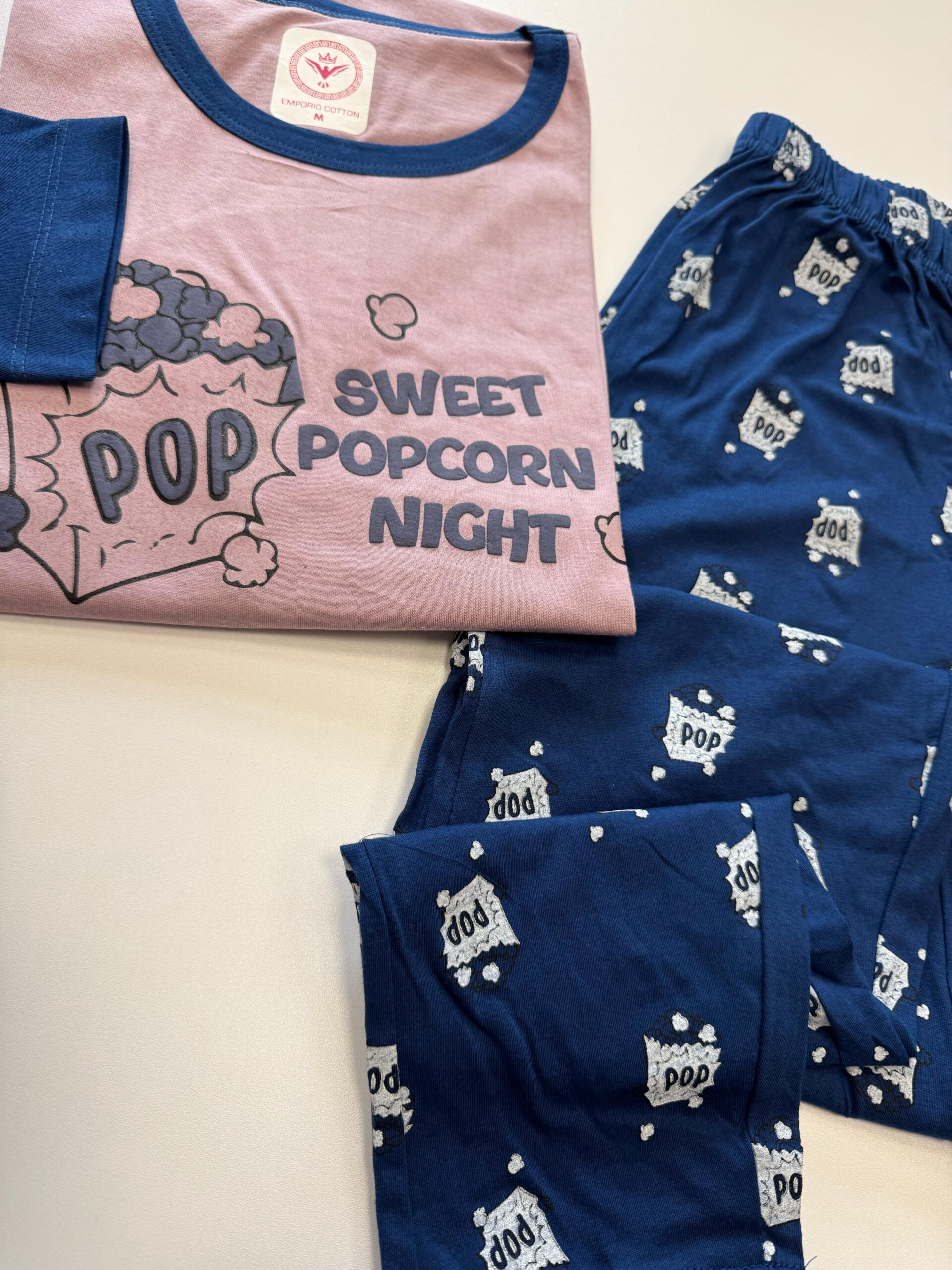 Pigiama Donna POP CORN "porpora" - immagine 2