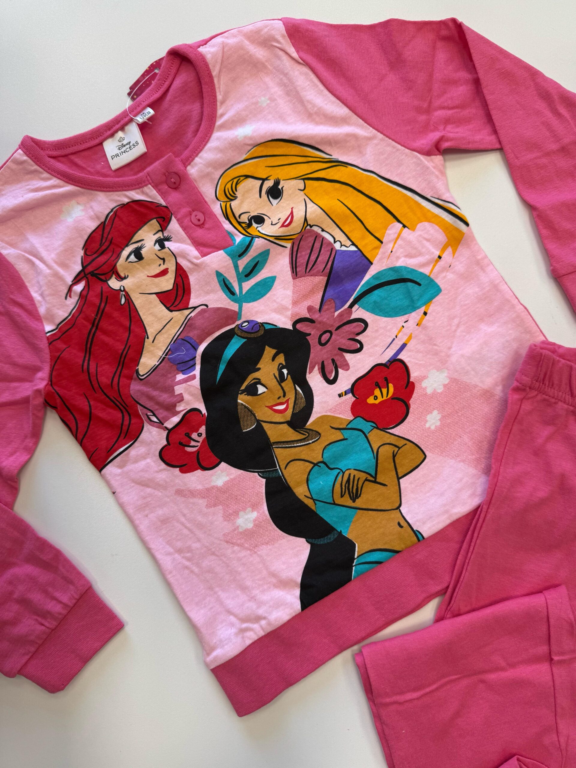 Pigiama Bimba PRINCESS fucsia - immagine 2