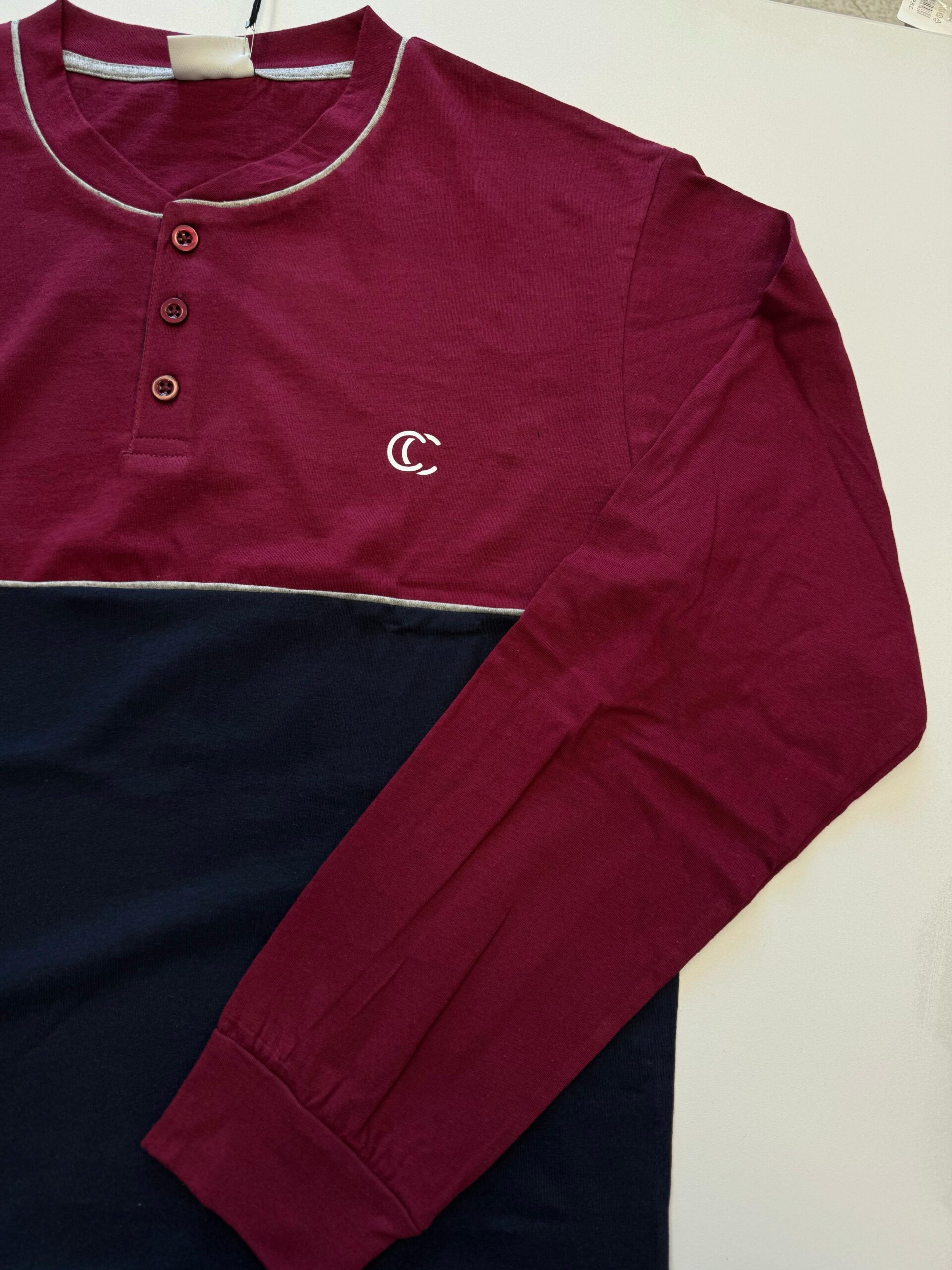 Pigiama uomo "BORDEAUX" 503 - immagine 3