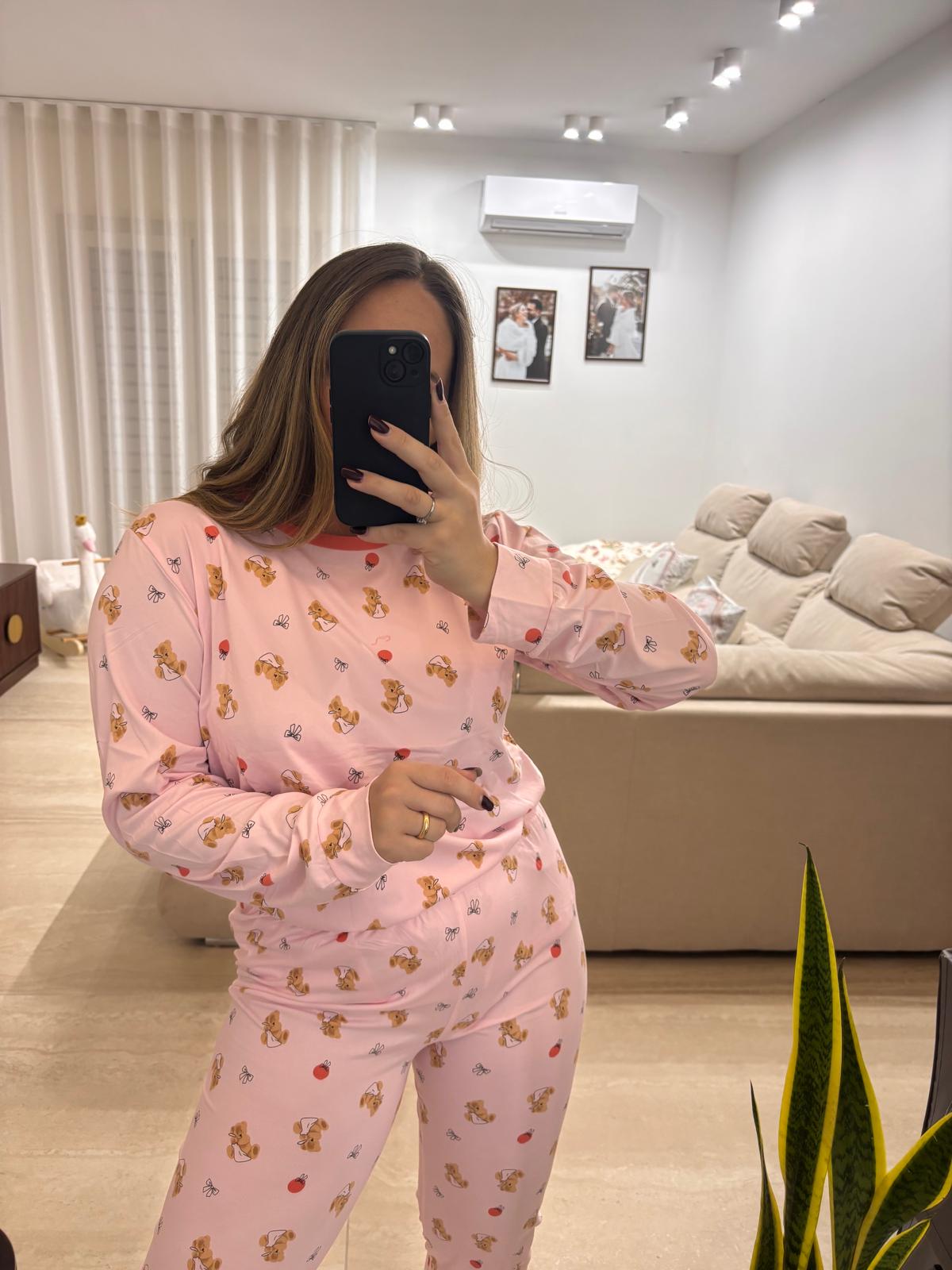 PIGIAMA mini orsetti "rosa" - immagine 2