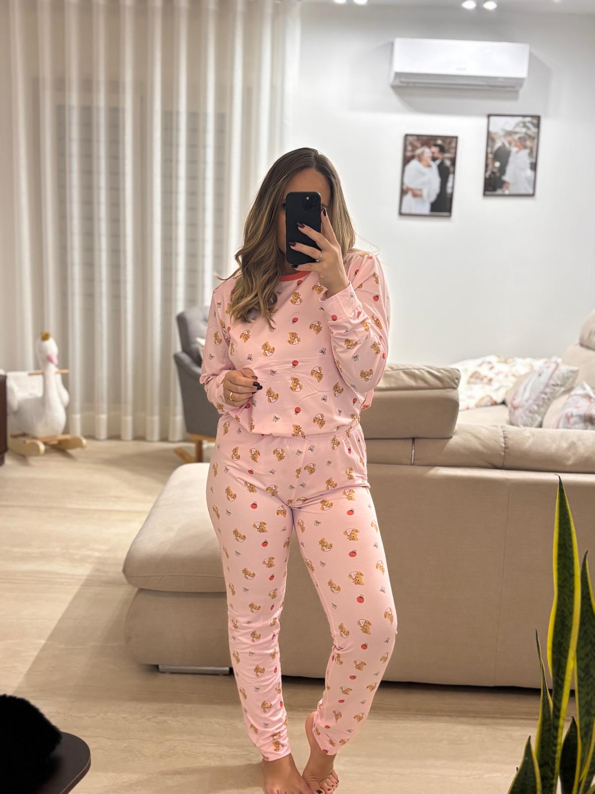 PIGIAMA mini orsetti "rosa" - immagine 3