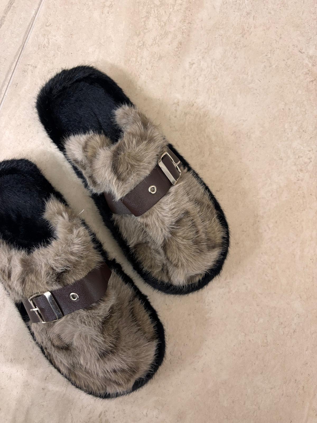 pantofole Animalier "grigio" - immagine 2