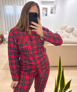 PIGIAMA Lui&Lei scozzese family - immagine 3