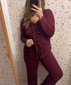 pigiama "bordeaux"