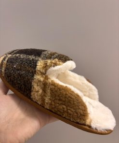 Alternative view of pantofole quadroni "marrone"
