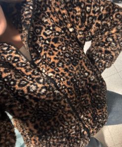 Alternative view of felpa/vestaglia "animalier"