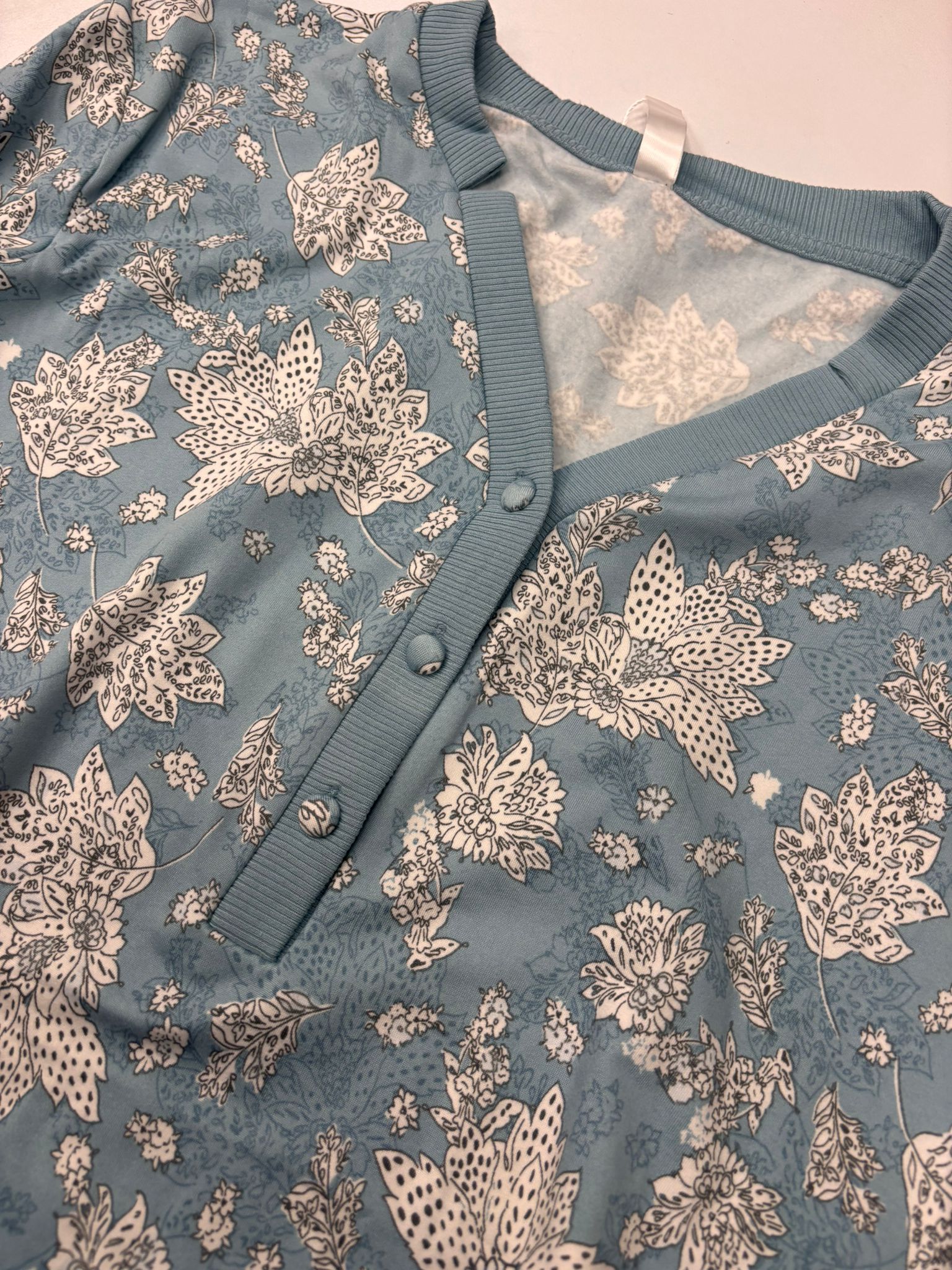 Camicia Da Notte fiori "azzurra"