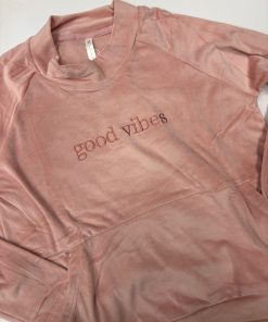PIGIAMA ciniglia Good vibes "rosa"
