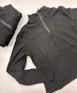 maglia con zip "nero"