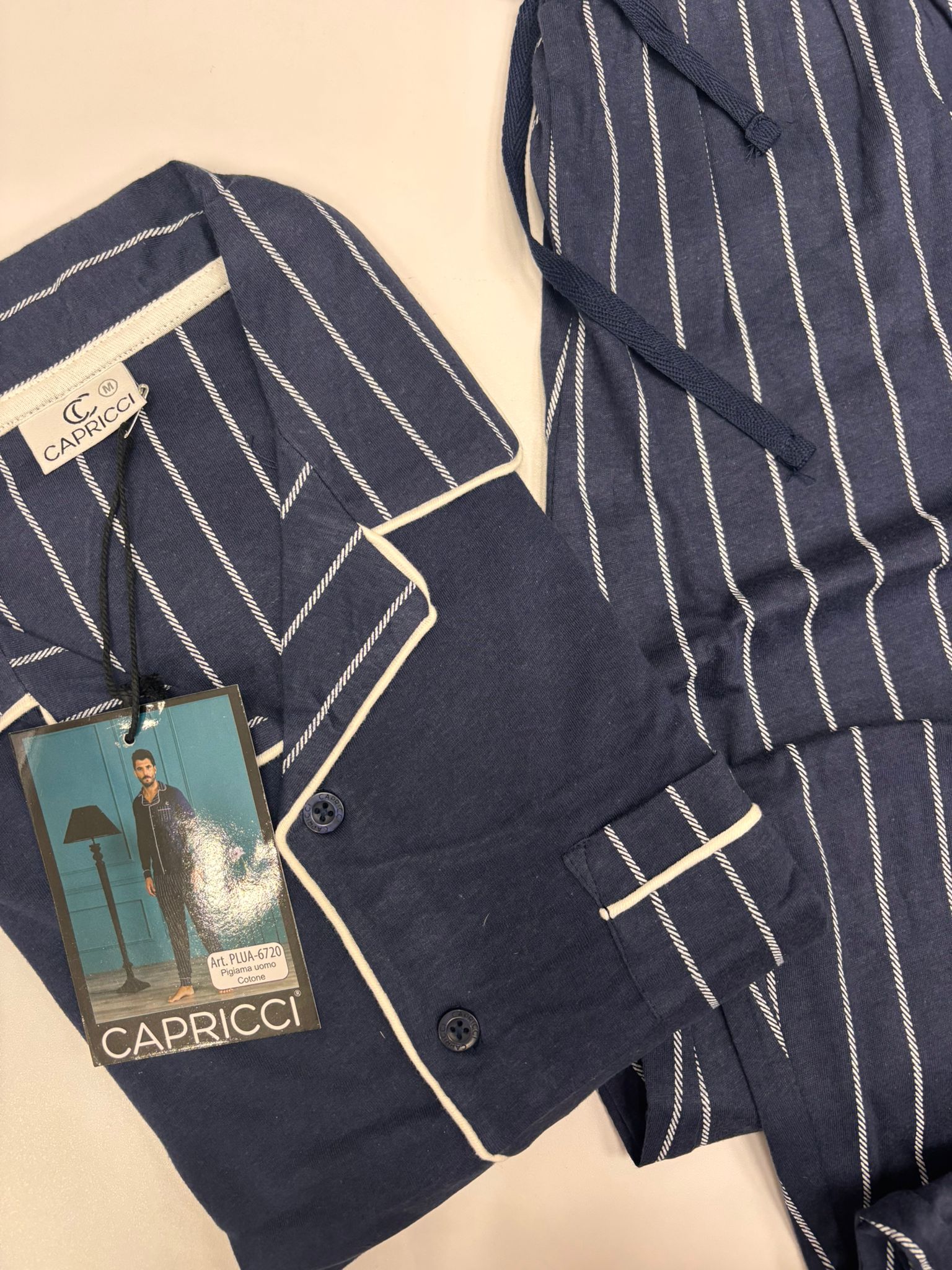 pigiama Uomo cotone "blu" - immagine 3