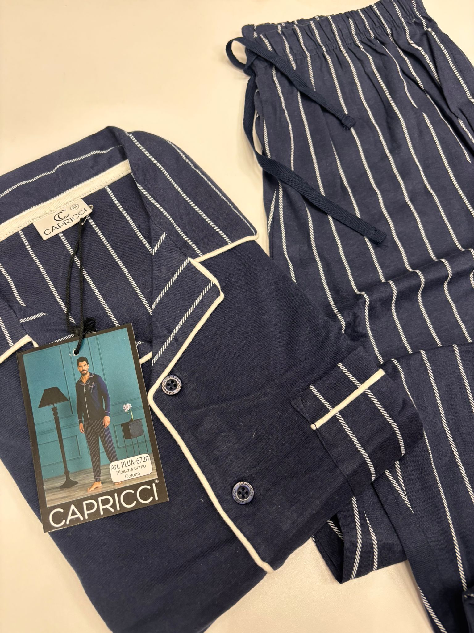 pigiama Uomo cotone "blu"