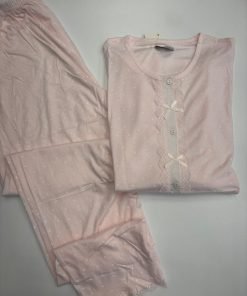 pigiama mini cuoricini "rosa" - immagine 3