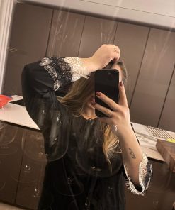 pigiama in raso Fiocchi "nero"