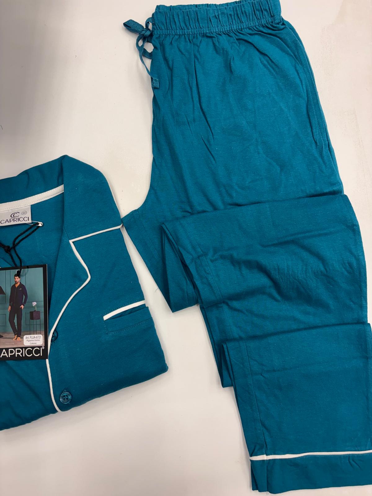 pigiama Uomo cotone 6721 "ocean" - immagine 2