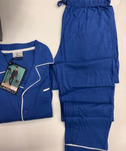 Alternative view of pigiama Uomo cotone 6721 "bluette"