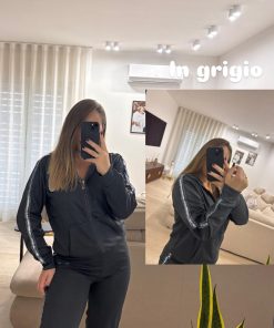 tuta donna 879 "grigio" - immagine 2