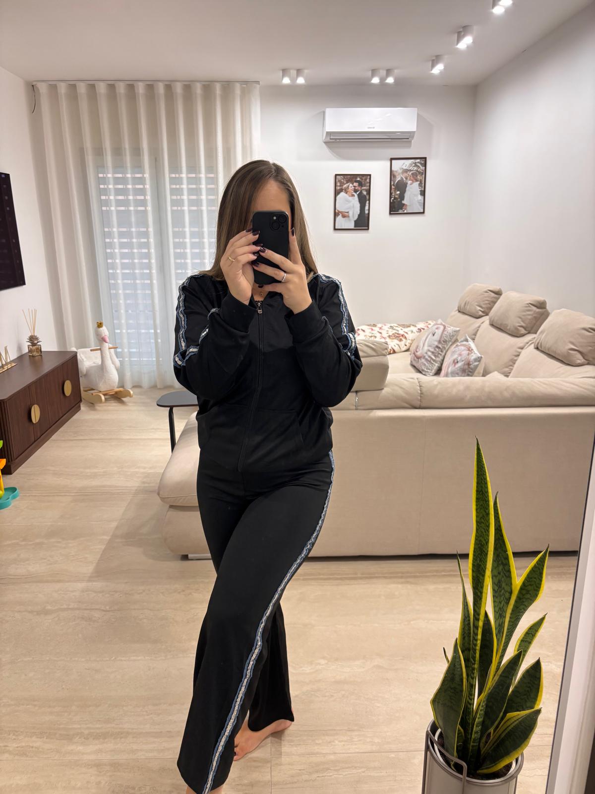 tuta donna 879 "nero" - immagine 2