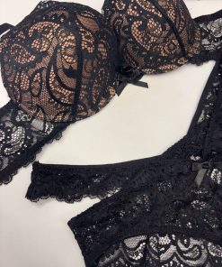coordinato love 102097 "black" - immagine 4