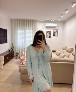 coordinato "amore" azzurro