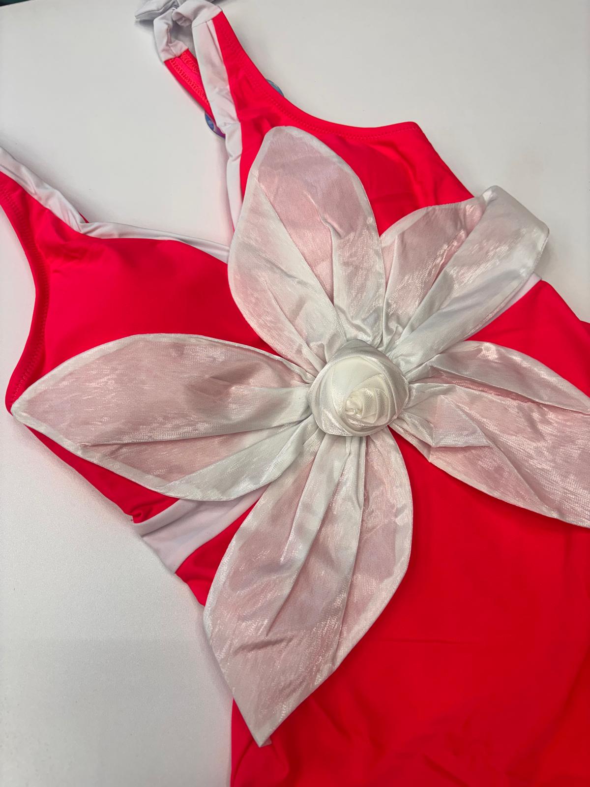 costume intero Fiore "fucsia" - immagine 2