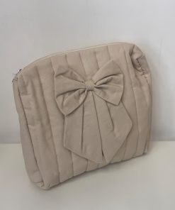 Pochette con  fiocco "beige"