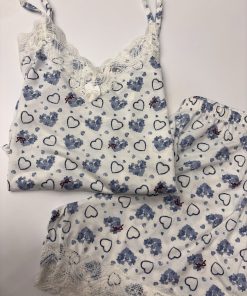 pigiamino cuoricino "azzurro"