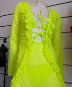 TRE PEZZI "giallo fluo"