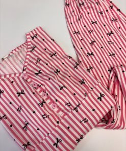 Pigiama "love me" fucsia - immagine 3