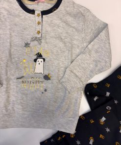 Alternative view of Pigiama Halloween bimba "grigio"
