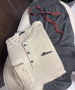 Pigiama Uomo "panna&grigio" - immagine 3